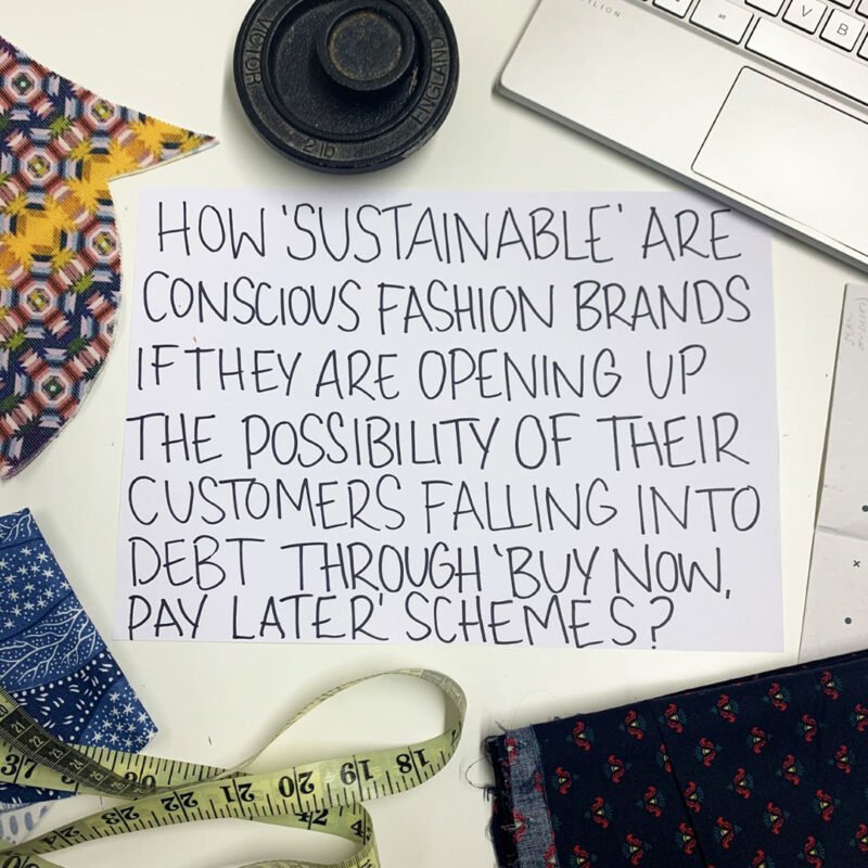 Retail Debt in Sustainable Fashion Blog