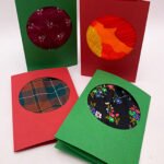 Fabric scrap card - Tribute to Tiffany Blatchford