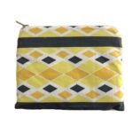 Yellow Harlequin Make Up Bag