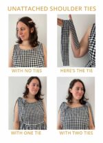Unattached shoulder ties - how they look