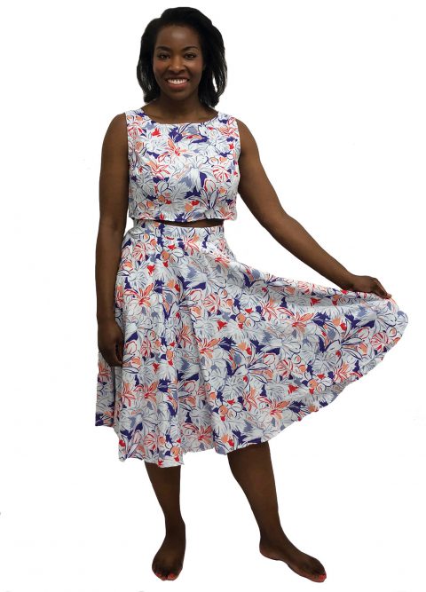 Floral shop circle skirt