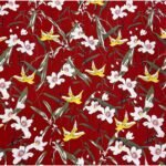 Fabric Ref 2324 - Floral And Birds Cotton