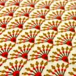 Fabric Ref 2515 - Art Deco Fans Cotton