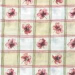 Fabric Ref 1957- Check Floral Cotton