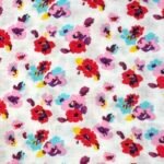 Fabric Ref 2176 - Floral Cheesecloth Cotton
