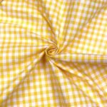 Fabric Ref 3847 - Yellow Gingham Cotton