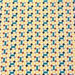 Fabric Ref 4047 - Geometric Crepe Viscose Mix