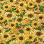 Fabric Ref 4100 - Floral Viscose
