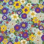 Fabric Ref 4115 - Floral Viscose