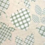 Fabric Ref 719 - Check Leaf Cotton