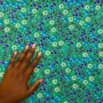 Fabric Ref 3141 - Floral Viscose Mix