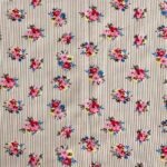 Fabric Ref 401 - Stripe floral Cotton