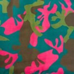 Fabric Ref 4291 - Abstract Satin Viscose
