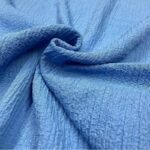 Fabric Ref 4293 - Blue Crepe Viscose Mix