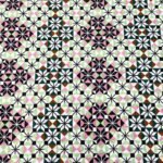 Fabric Ref 4418 - Geometric Viscose Mix