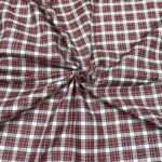 Fabric Ref 4461 - Check Seersucker Cotton Mix