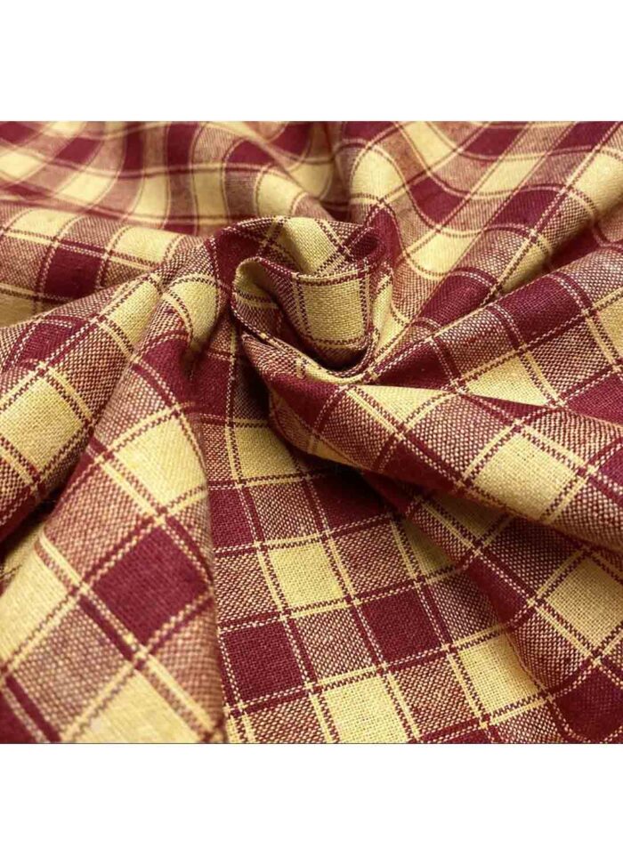 Fabric Ref 4907 - Check Cotton Mix - Image 1