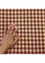 Fabric Ref 4907 - Check Cotton Mix - Image 2