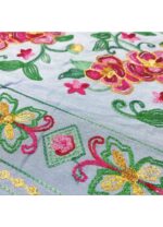 Fabric Ref 5051 - Embroidered Floral Viscose - Image 2