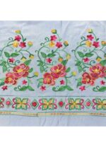 Fabric Ref 5051 - Embroidered Floral Viscose