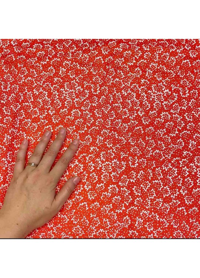 Fabric Ref 5101 - Floral Linen - Image 2