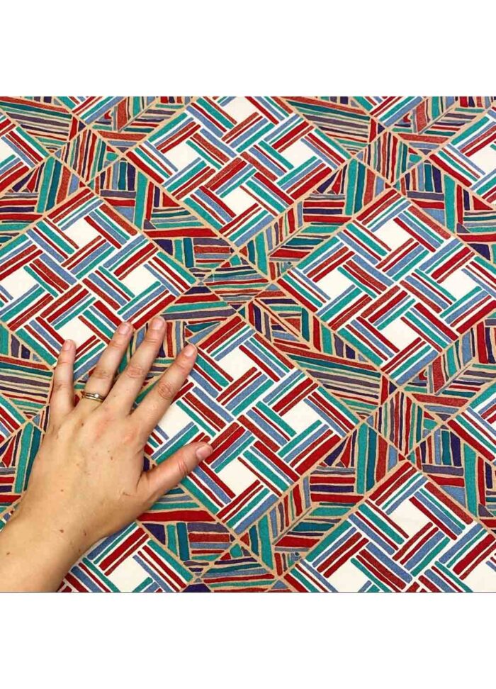 Fabric Ref 5115 - Geometric Cotton - Image 2