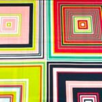 Fabric Ref 5136 - Geometric Satin Mix