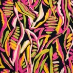 Fabric Ref 5221 - Floral Abstract Viscose