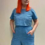 Blue Shorts Two Piece - ref 50 - Resale item - Approx 12-14