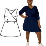 Design your own: A-line Wrapover Mini Dress