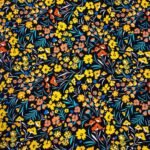 Fabric Ref 4681 - Floral Viscose
