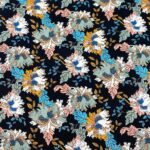 Fabric Ref 4710 - Crinkle Floral Viscose