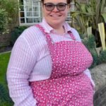 Pink ditsy floral wide leg Dungarees - ref 155 - Resale item - Approx 22-24