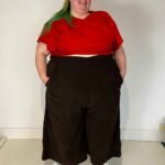 Brown needlecord Culottes - ref 160 - Resale item - Approx 26-28