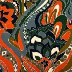 Fabric Ref 4776 - Floral Synthetic Mix