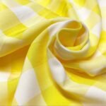 Fabric Ref 4939 - Check Crepe Satin