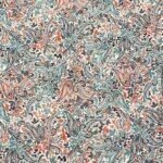Fabric Ref 4769 - Floral Matte Satin Mix