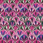 Fabric Ref 4946 - Floral Abstract Satin