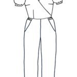 Design your own: Classic Loungewear Wrapover Jumpsuit