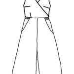 Design your own: Culottes Loungewear Wrapover Jumpsuit