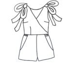 Design your own: Shorts Loungewear Wrapover Jumpsuit