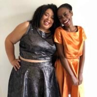 Circle Skirt Two-Piece Models 1