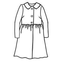 Gathered Coat Sketch