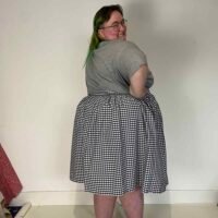 Gathered Skirt Model 1