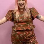 OlaOla cotton trouser two piece - ref 182 - Resale item - Approx UK 12-14