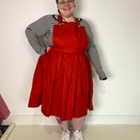 Pinafore Dress Model 1