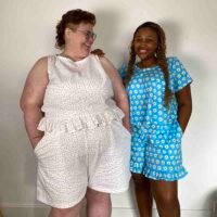 Pj Shorts two-piece Models 1