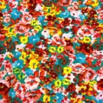 Fabric Ref 5241 - Floral Viscose Mix