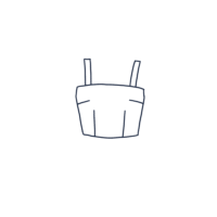 Small Straps Crop Top