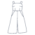 Strap Culottes Jumpsuit Sketch